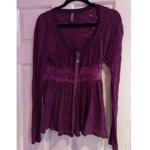 Free People long sleeve top